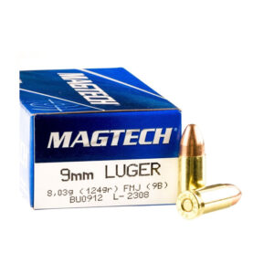 BALAS CAL 9X19 mm LUGER 124g MAGTECH