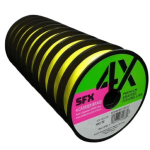 MULTIFILAMENTO SUFIX SFX 4X 0,185 mm 10,0 Kg 100 MTS AMARILLO